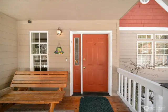 Front door.
