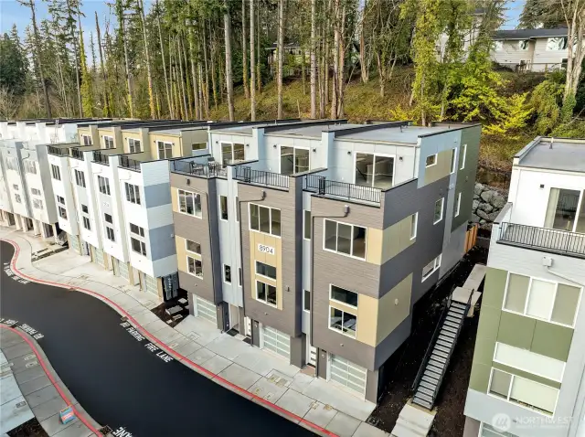 Exterior of lots 22-24
