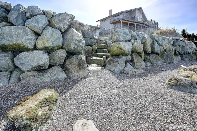 Strategically-Placed Steps to the Beach~