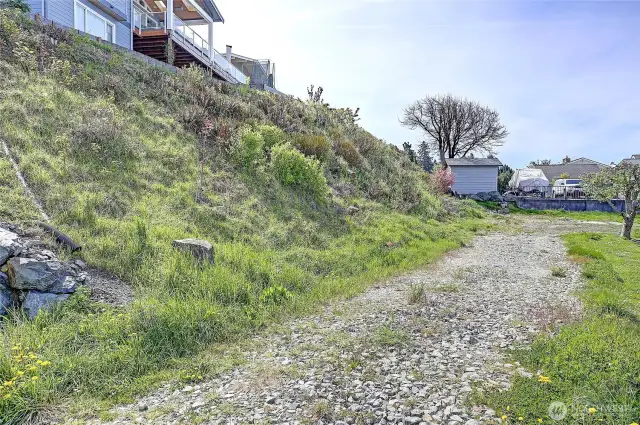 Existing 'Flag' Driveway Starts Your Property off the Paved Cul-de-sac~