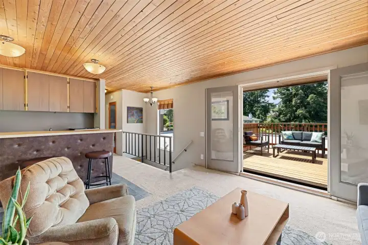 Upper Bonus Room with French Doors to roof top deck