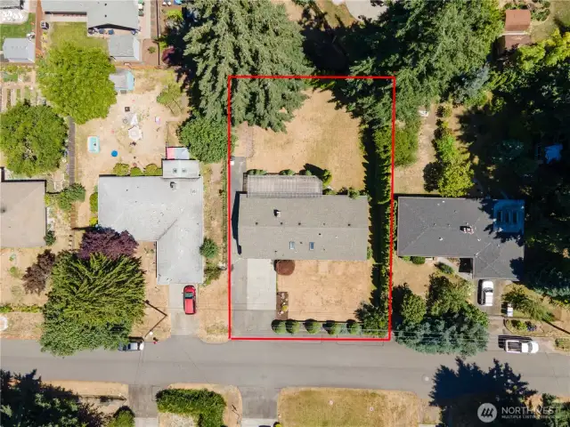 Fenced lot