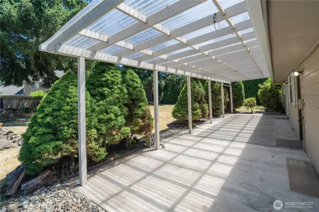 Covered patio