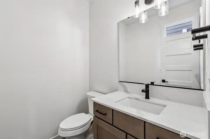Main level half bath Main level half bath