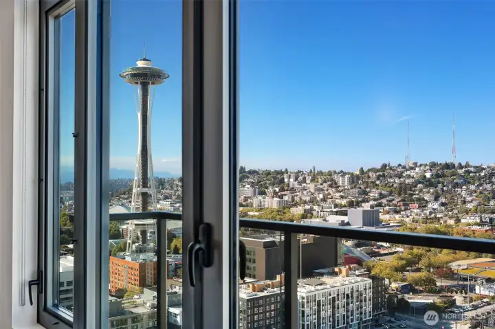Soak up stunning views of ever-changing skylines from the comfort of your own home.