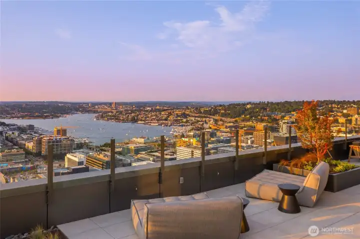 Just imagine relaxing up here night after night for golden hour - you might never leave home!