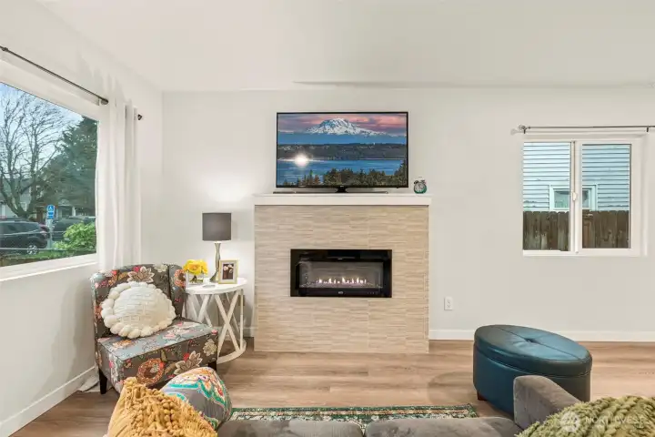 Cozy up in this comfy space.