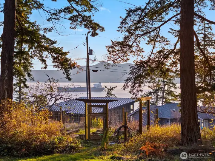 Fenced garden space with views!