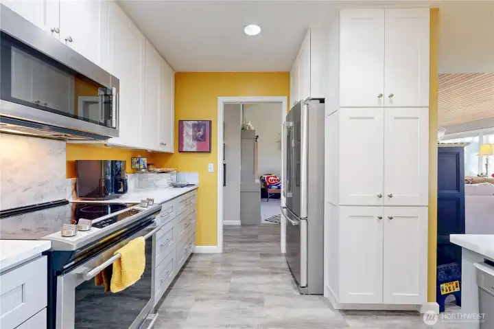 Kitchen with pantry