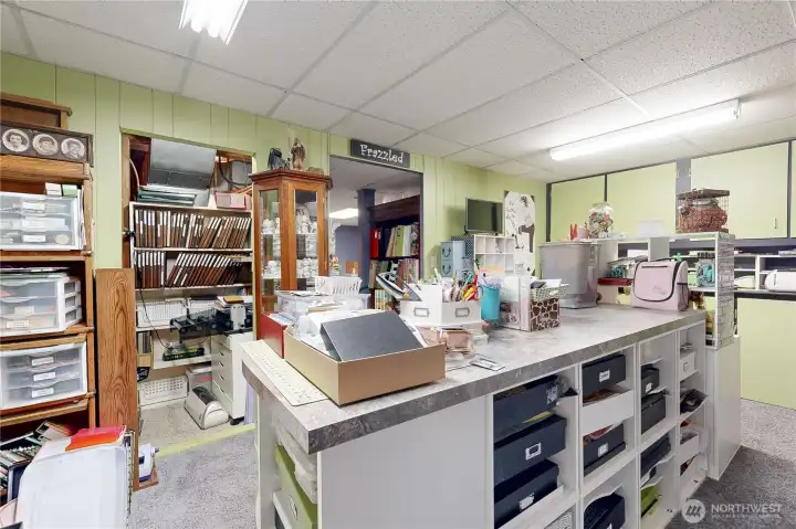 Hobby room.