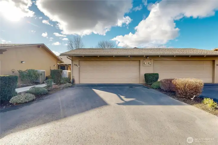 Double garage.