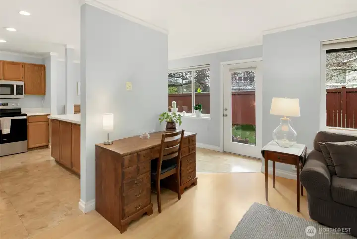 Open layout flows seamlessly.