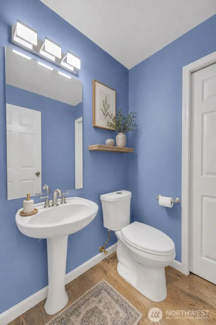 Powder Room off entry