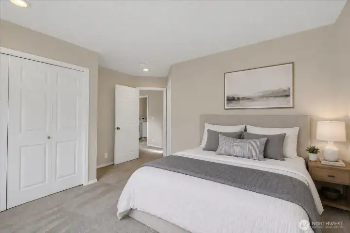 Second on-suite bedroom with full bathroom