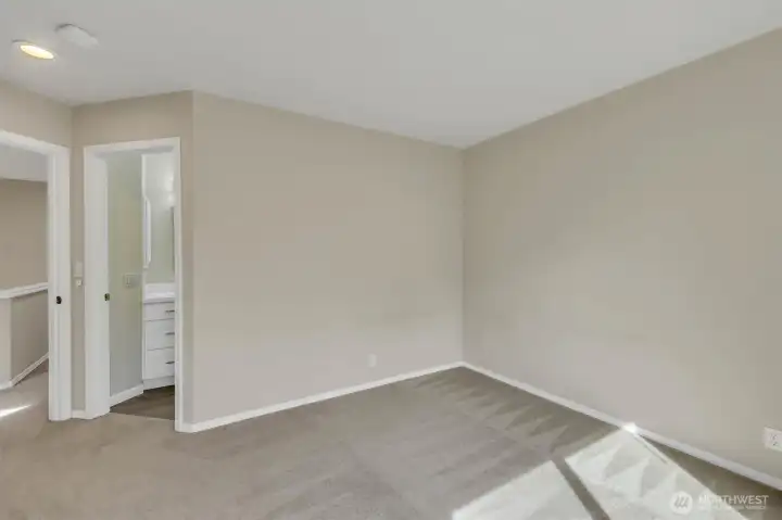 Second bedroom has full bathroom