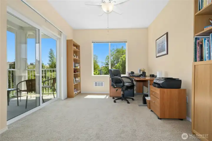 The den/office off of the great room.