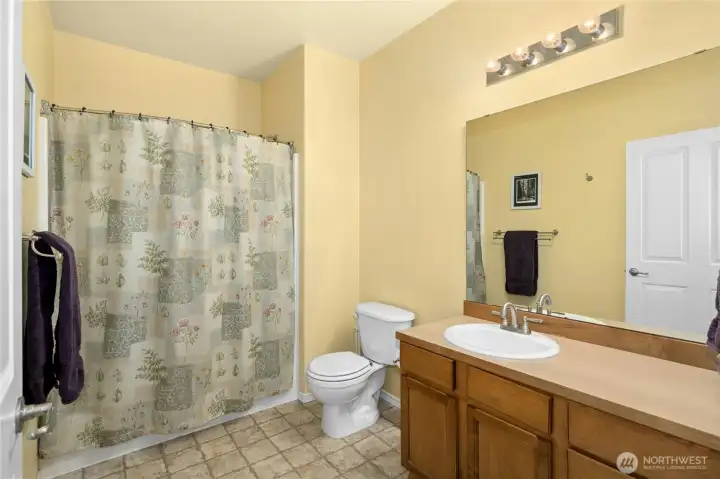 The second bathroom.