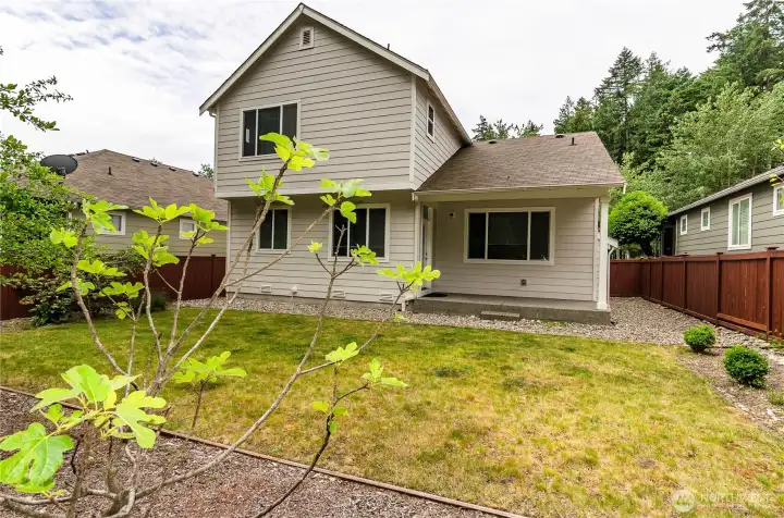 View of the back of the home.