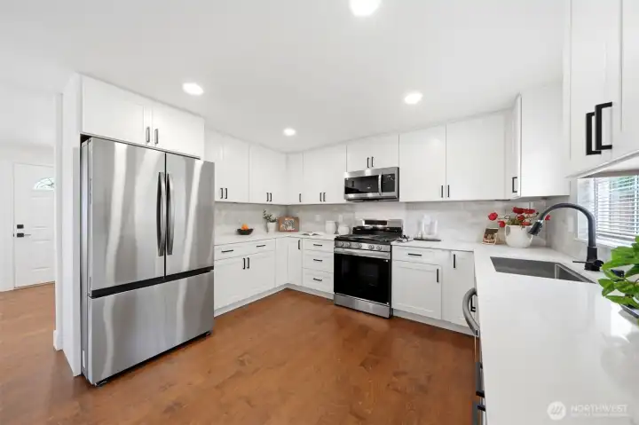 Premium new appliances.