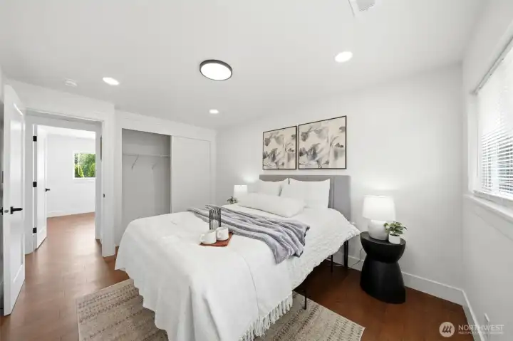 Spacious Bedroom, Thoughtful Storage
