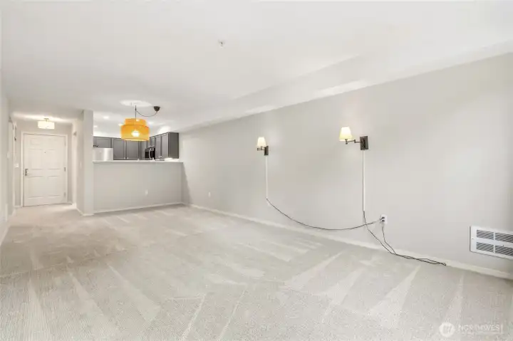 Living rm and Kitchen space