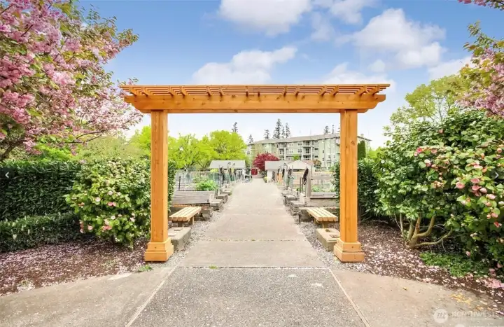 Garden entrance
