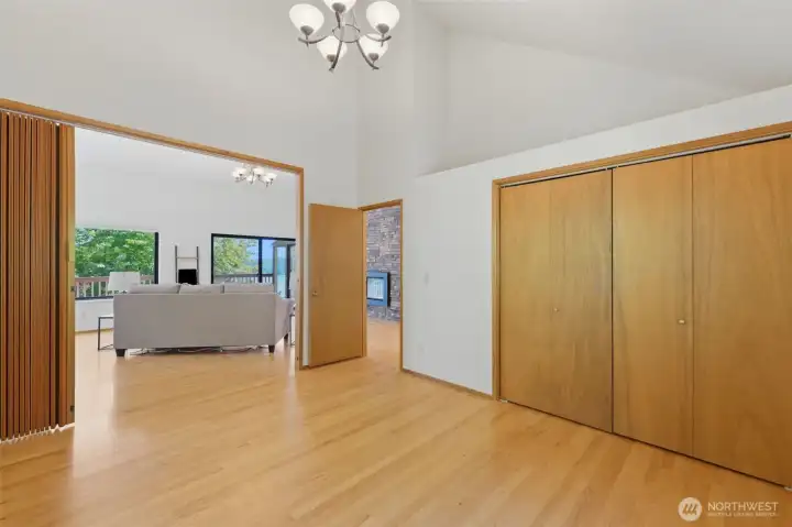 Bonus room on main level