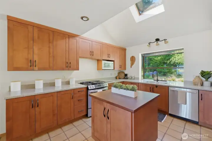 Kitchen on main level