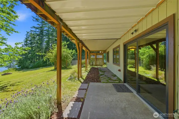 Lower level patio
