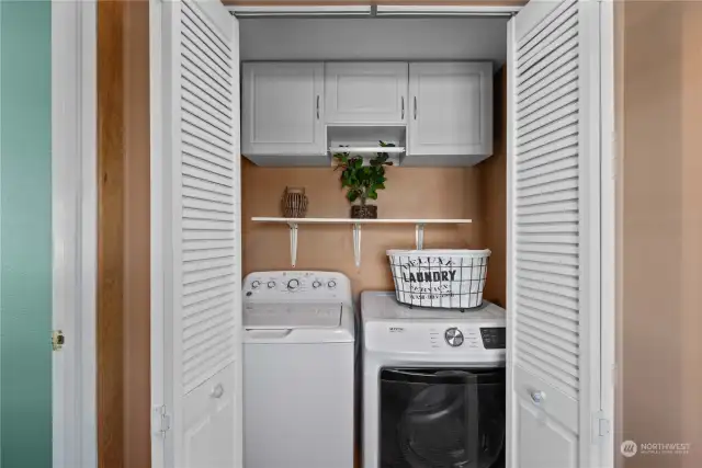 Designated laundry space