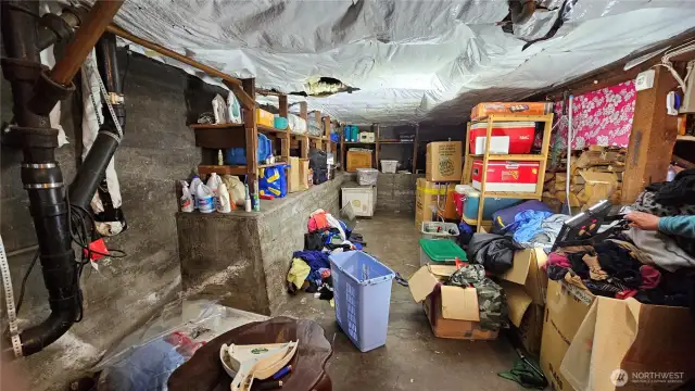 basement to be cleaned