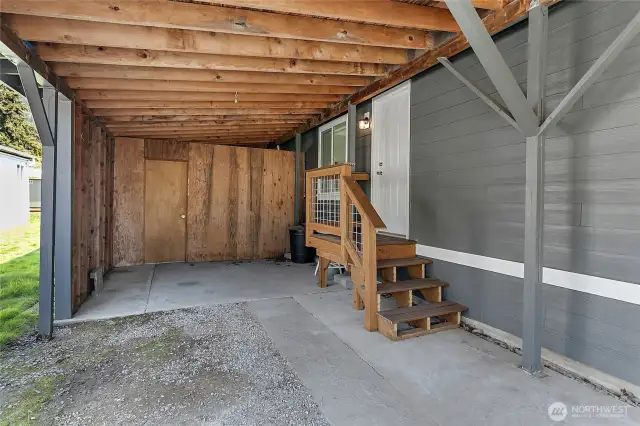 Covered carport