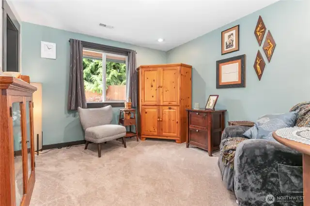 View of Bedroom #3 with walk-in closet on left