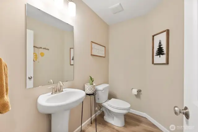 Roomy Half Bath