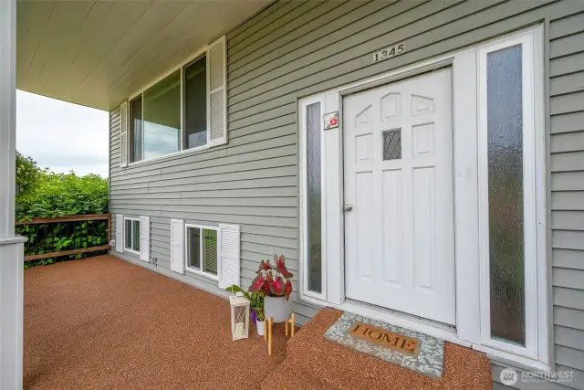 What kind of furniture will you add to this front porch?