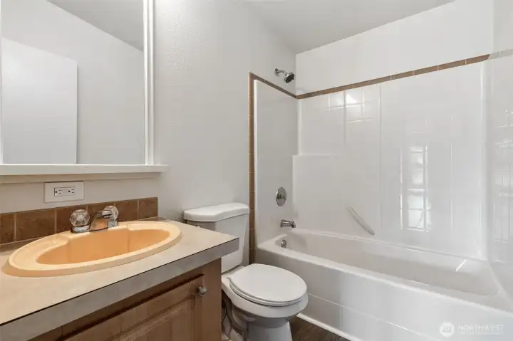 Hallway bathroom
