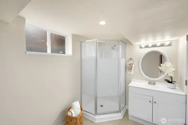 Downstairs bathroom.