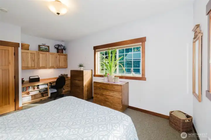 Bedroom #2 with built in desk