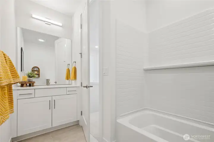 Pictures of Model Home. Not pictures of actual home. Features, colors, layout may vary.