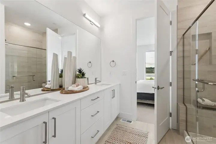 Pictures of Model Home. Not pictures of actual home. Features, colors, layout may vary.