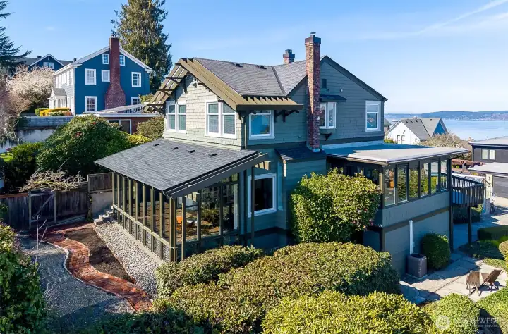 This wonderful craftsman home has it all! Fantastic location in desirable Old Town! Sweeping Puget Sound views! The charm of a vintage home with so many stylish upgrades for modern living!
