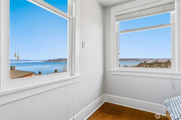 Big Puget Sound views from the Primary Suite!