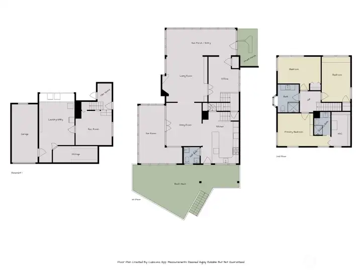 FLOORPLANS. Copies of the floorplans and the Survey are available at the home.  Brokers can access them from the documents attached to the listing.