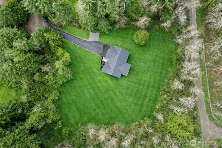 Virtually landscaped. Home will be hydroseeded