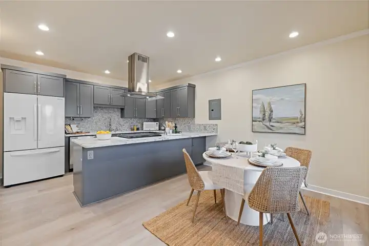 Downstairs unit kitchen!