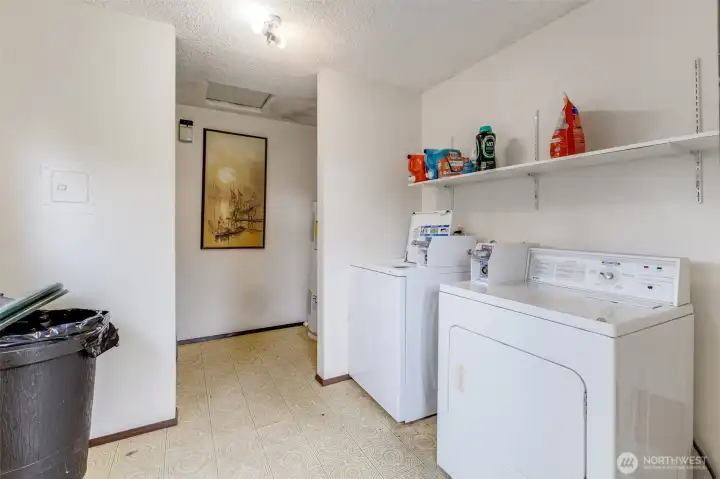 Coin Operated Laundry with secured entrance.