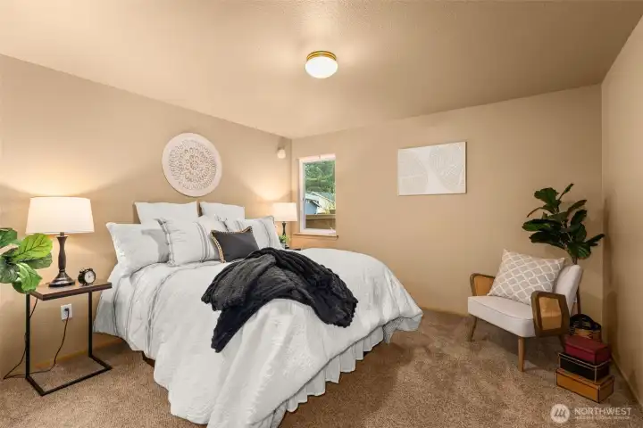 Main floor primary bedroom