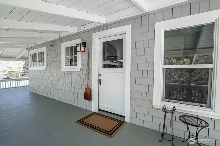 Kitchen Entry from covered deck
