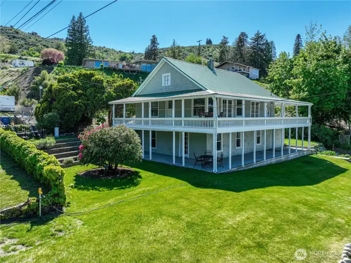 Corner lot with great outdoor spaces