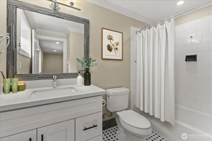Lower level bathoom